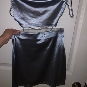 Fashion Nova two piece. midnight blue. Size S